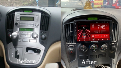 Màn hình DVD Android xe Hyundai Starex 2007 - nay | Gotech GT8 Max